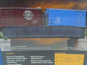 HO Walthers Cornerstone Kit 933-4501 50' Single-Track Through Girder Bridge