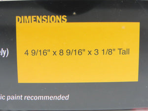 HO Walthers Kit 933-4551 Single-Track Railroad Bridge Concrete Abutments (2)