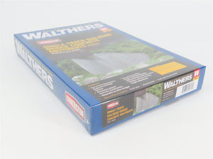 HO Walthers Kit 933-4551 Single-Track Railroad Bridge Concrete Abutments (2)
