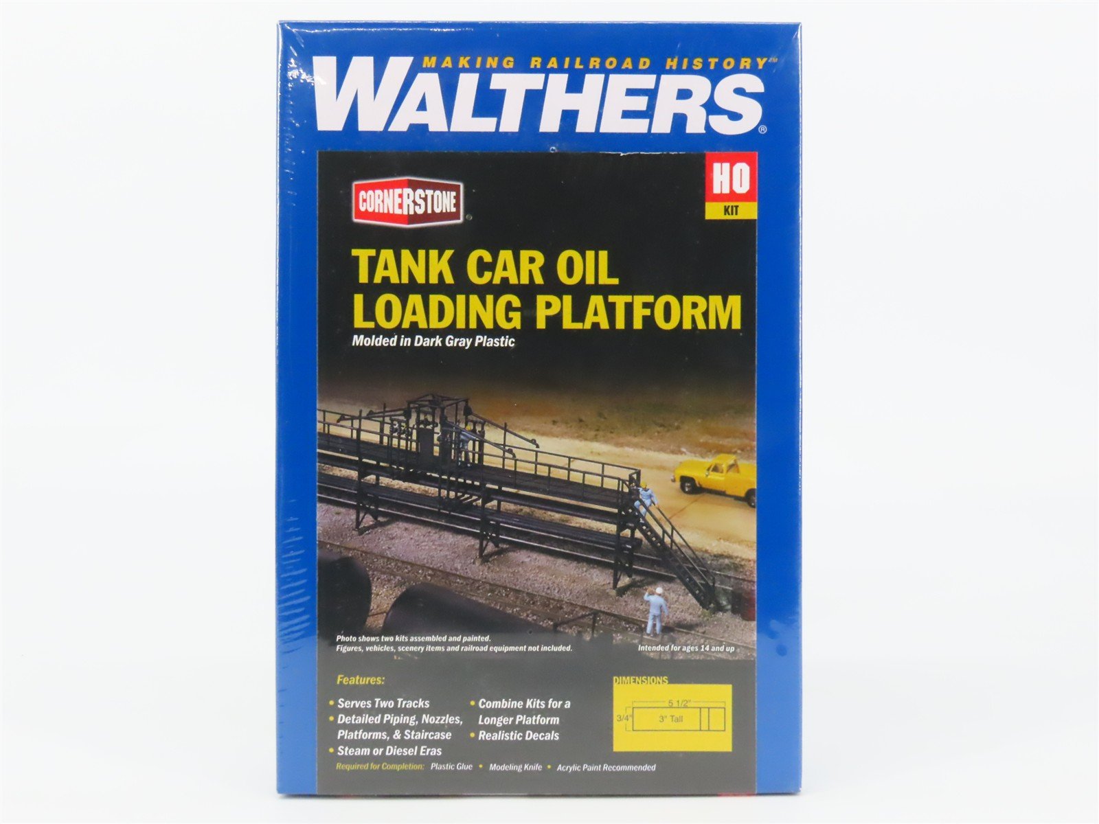 HO Walthers Cornerstone Kit 933-3101 Tank Car Oil Loading Platform - SEALED