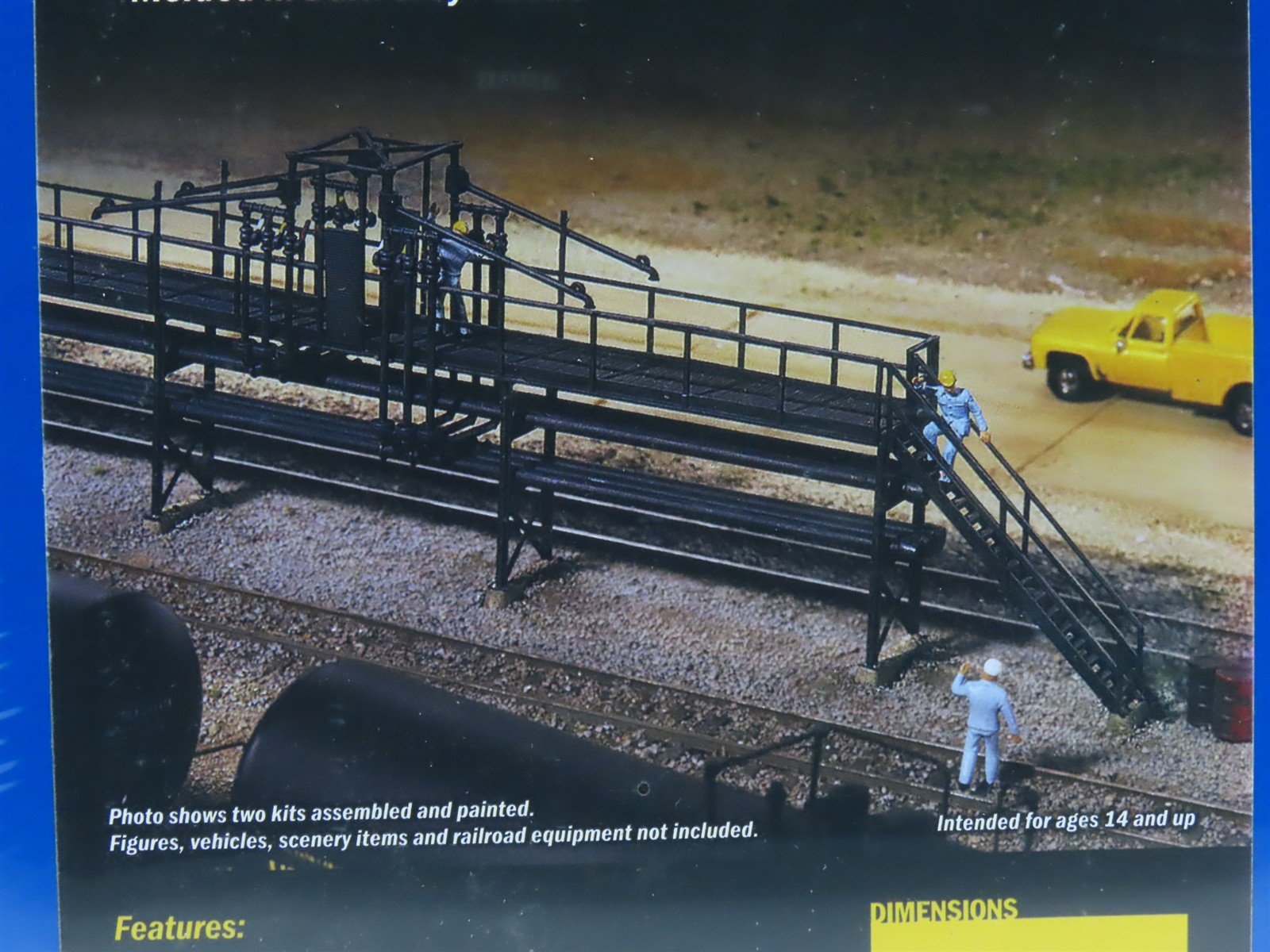 HO Walthers Cornerstone Kit 933-3101 Tank Car Oil Loading Platform - SEALED