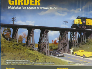 HO 1/87 Scale Walthers Kit 933-3147 Wood Trestle w/ Steel Deck Girder - SEALED