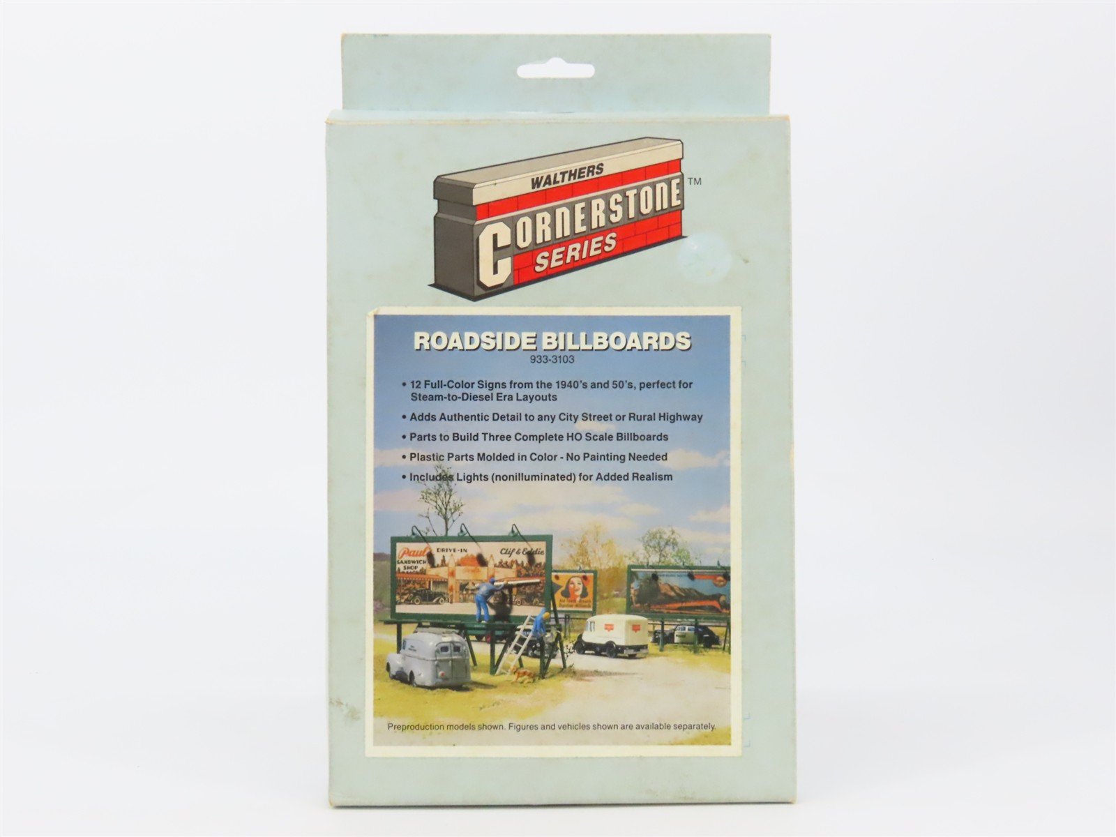 HO 1/87 Scale Walthers Cornerstone Kit 933-3103 Roadside Billboards