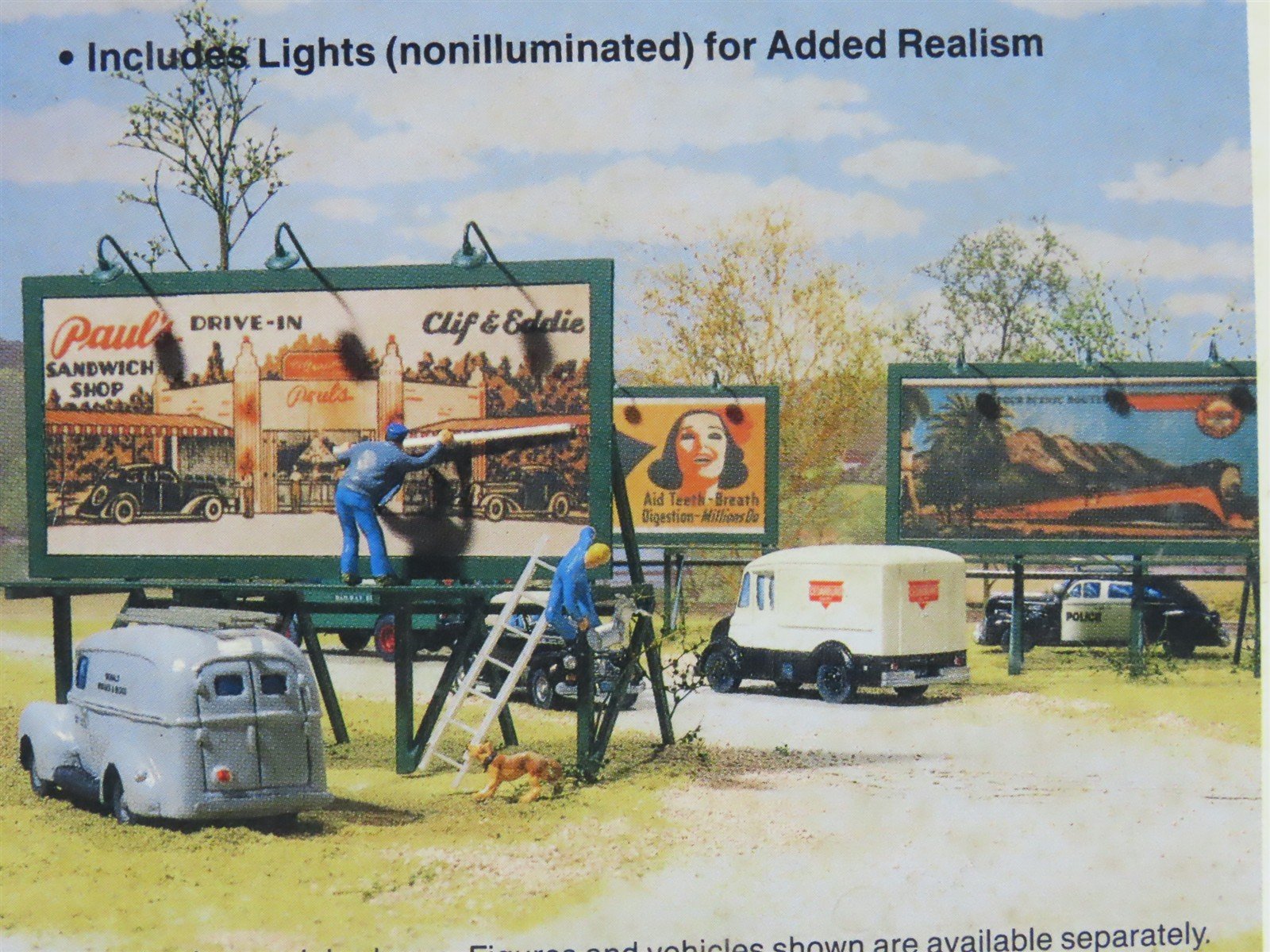 HO 1/87 Scale Walthers Cornerstone Kit 933-3103 Roadside Billboards
