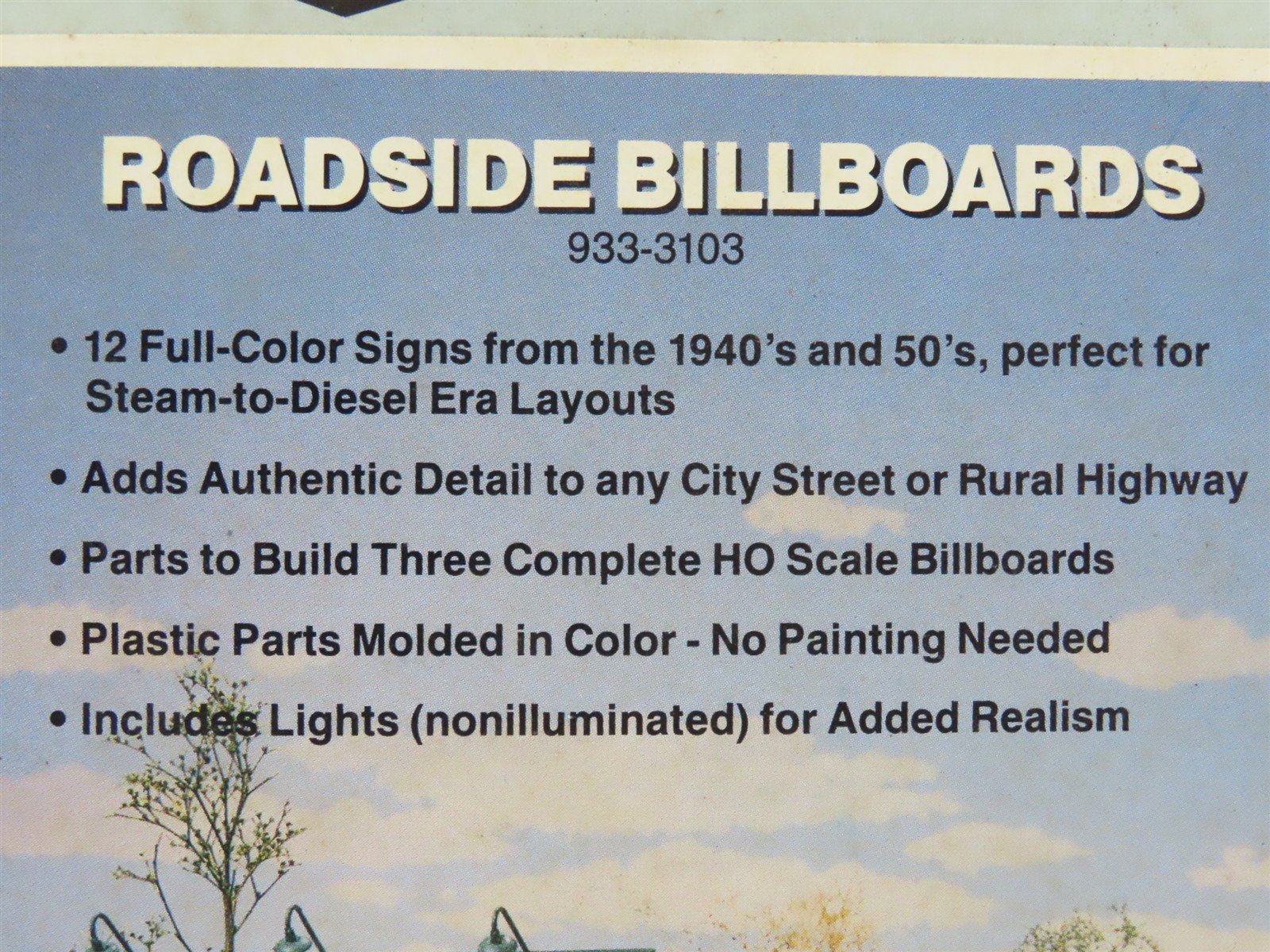 HO 1/87 Scale Walthers Cornerstone Kit 933-3103 Roadside Billboards