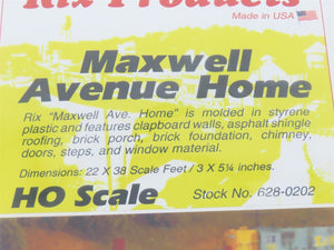 HO 1/87 Scale Rix Products Kit 628-0202 Maxwell Avenue Home - SEALED