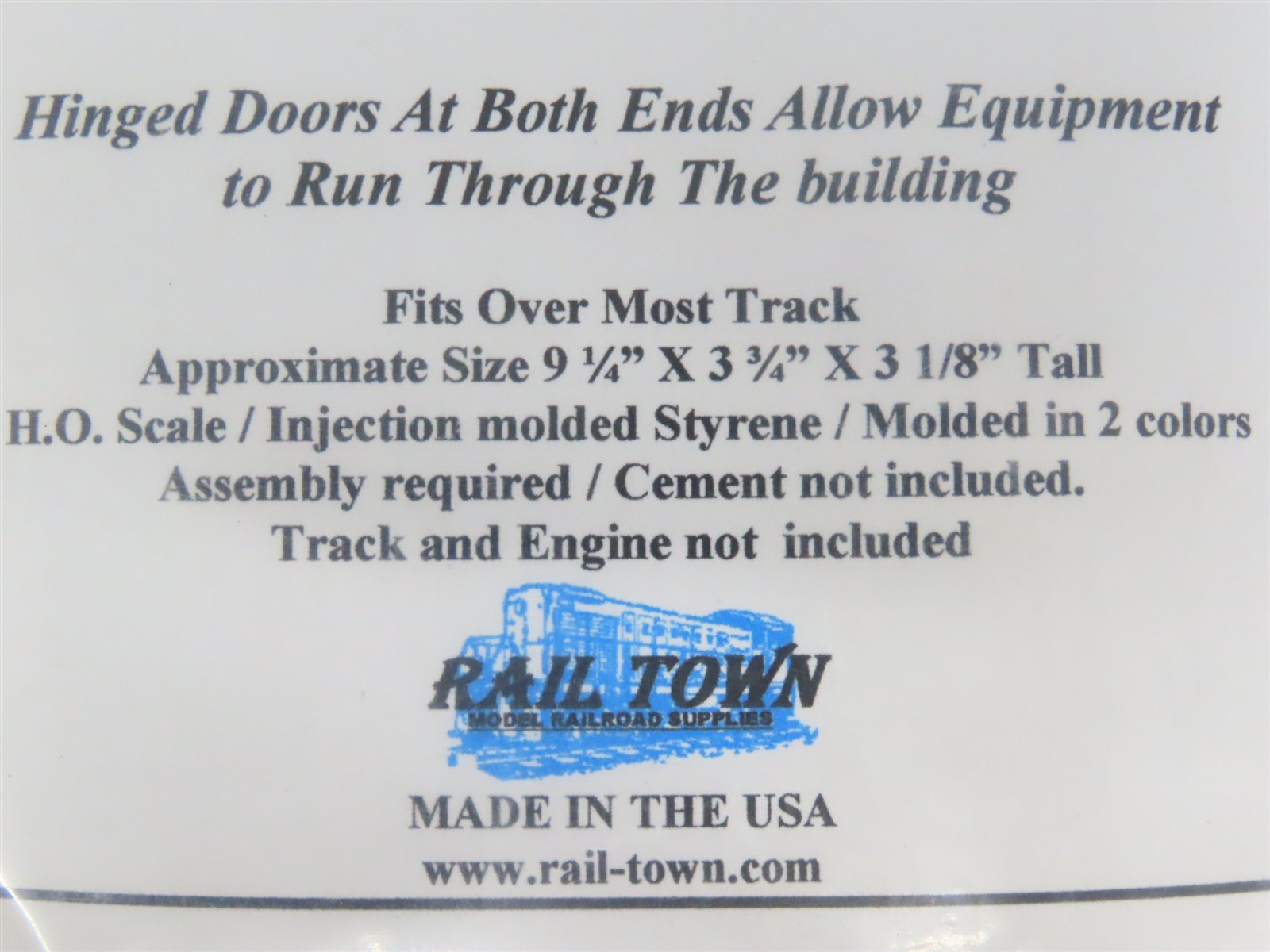 HO 1/87 Scale Rail Town Kit 2911 