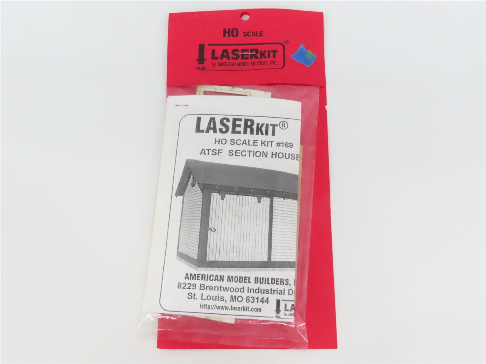 HO 1/87 Scale AMB LaserKit 169 ATSF Santa Fe Section House