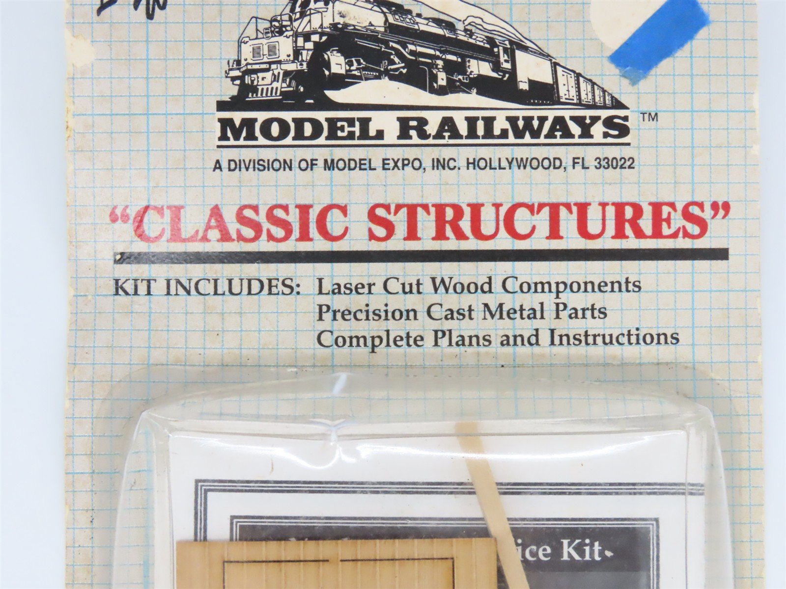 HO 1/87 Scale Model Railways Classic Structures Kit 1004 Yardmaster's Office