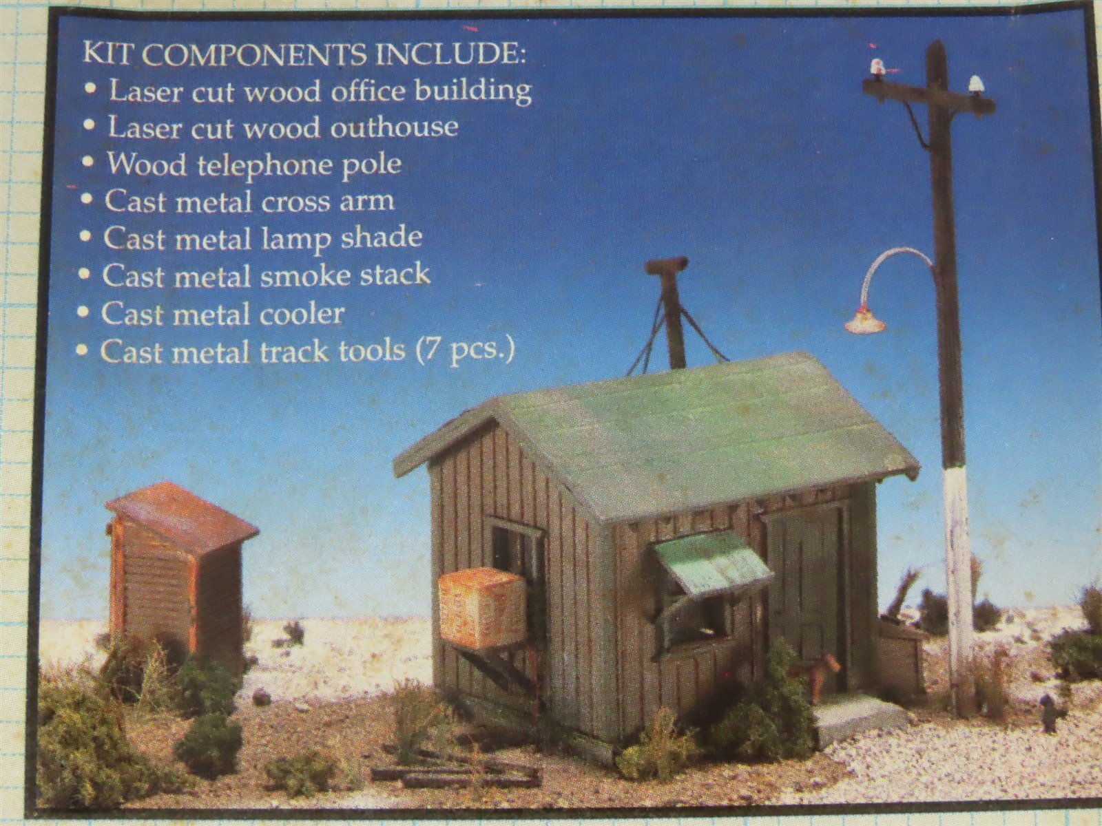 HO 1/87 Scale Model Railways Classic Structures Kit 1004 Yardmaster's Office
