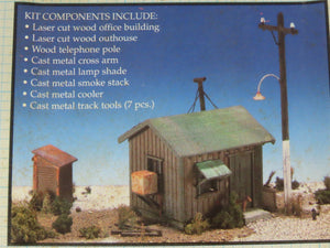 HO 1/87 Scale Model Railways Classic Structures Kit 1004 Yardmaster's Office