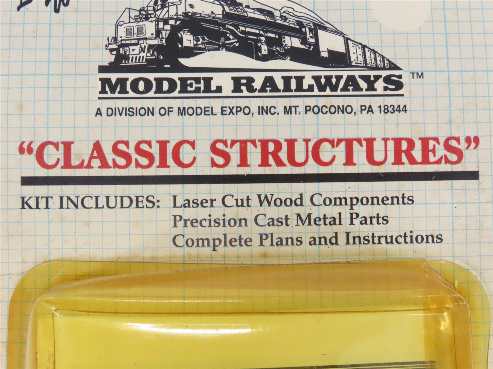 HO 1/87 Scale Model Railways Classic Structures Kit 1001 Hand Car/Tool Shed