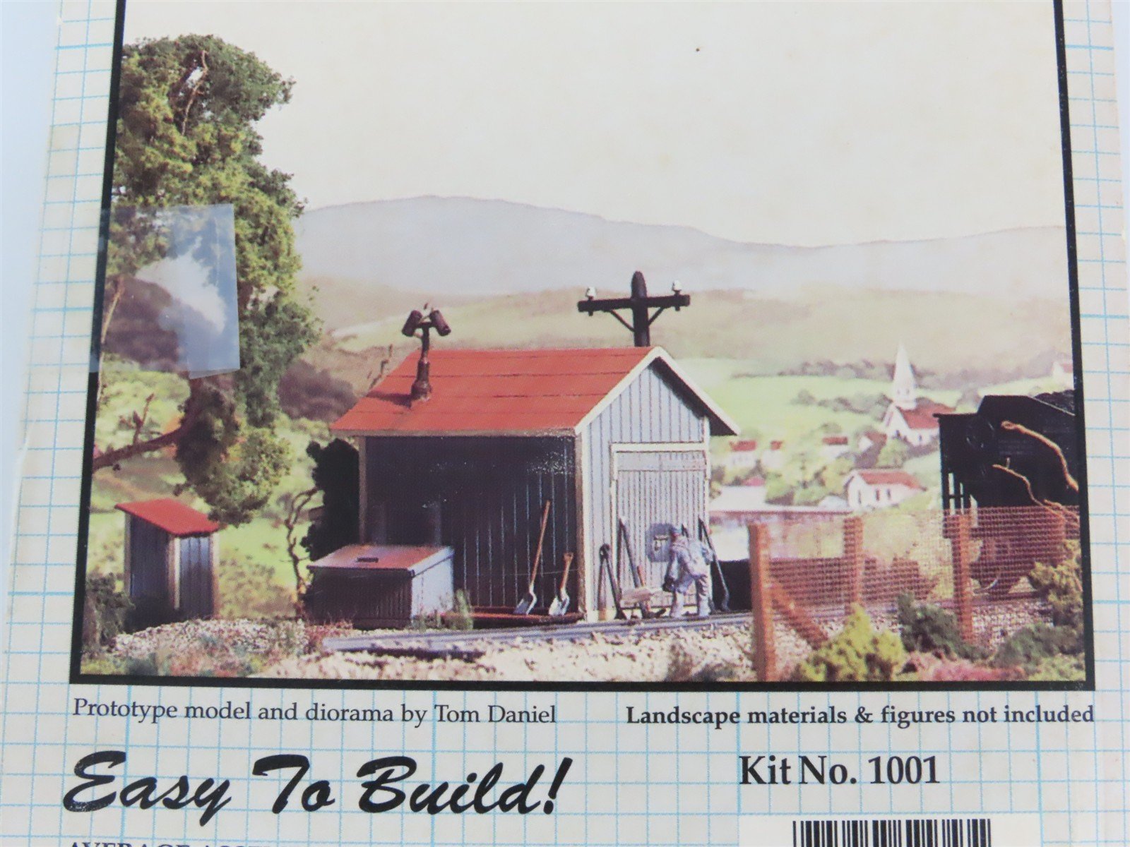 HO 1/87 Scale Model Railways Classic Structures Kit 1001 Hand Car/Tool Shed