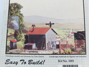 HO 1/87 Scale Model Railways Classic Structures Kit 1001 Hand Car/Tool Shed