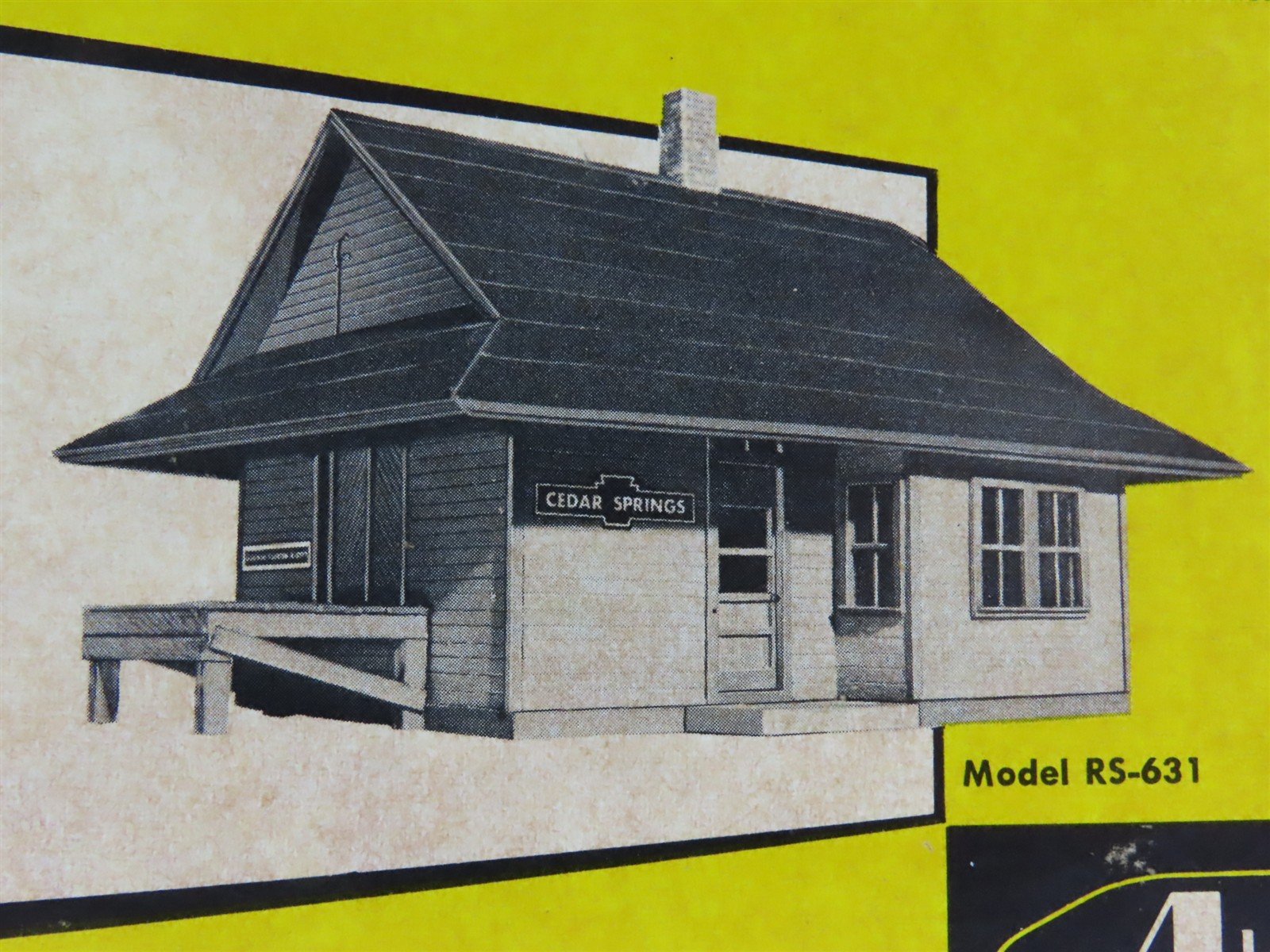 HO 1/87 Scale Alexander Scale Models Kit RS-631 PRR Pennsylvania Flagstop