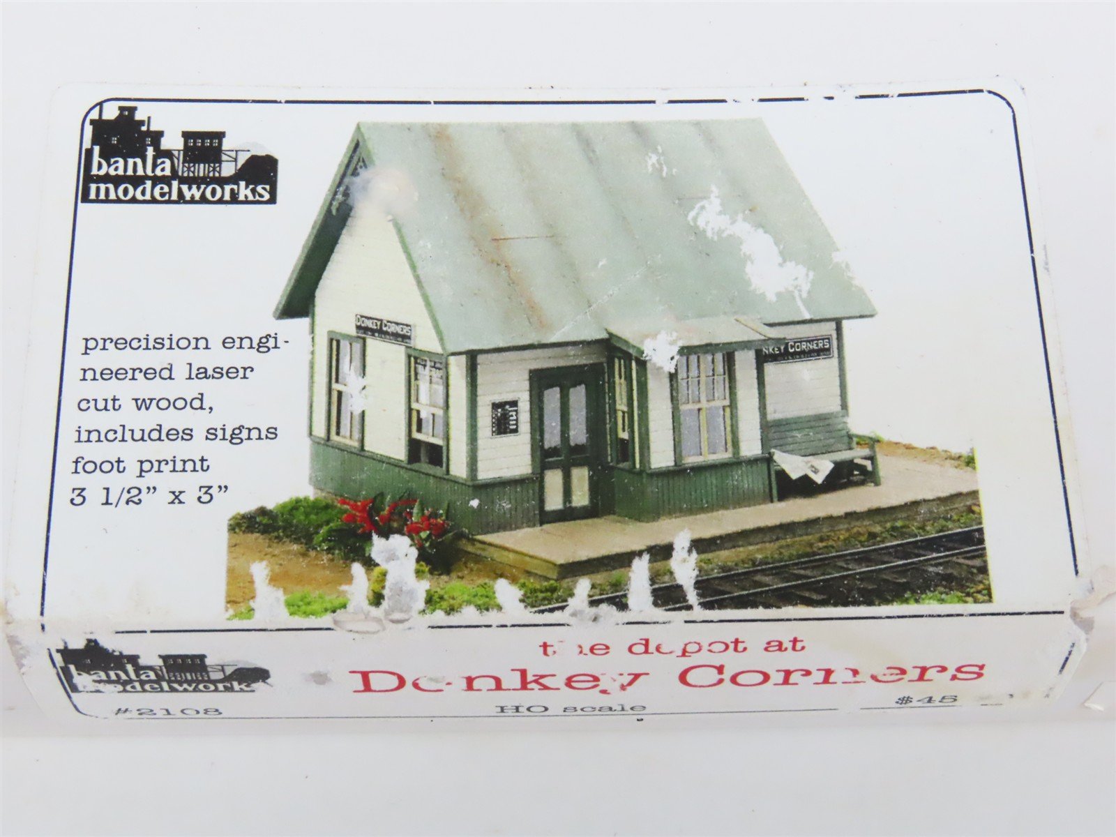 HO 1/87 Scale Banta Modelworks Kit 2108 Donkey Corners Depot