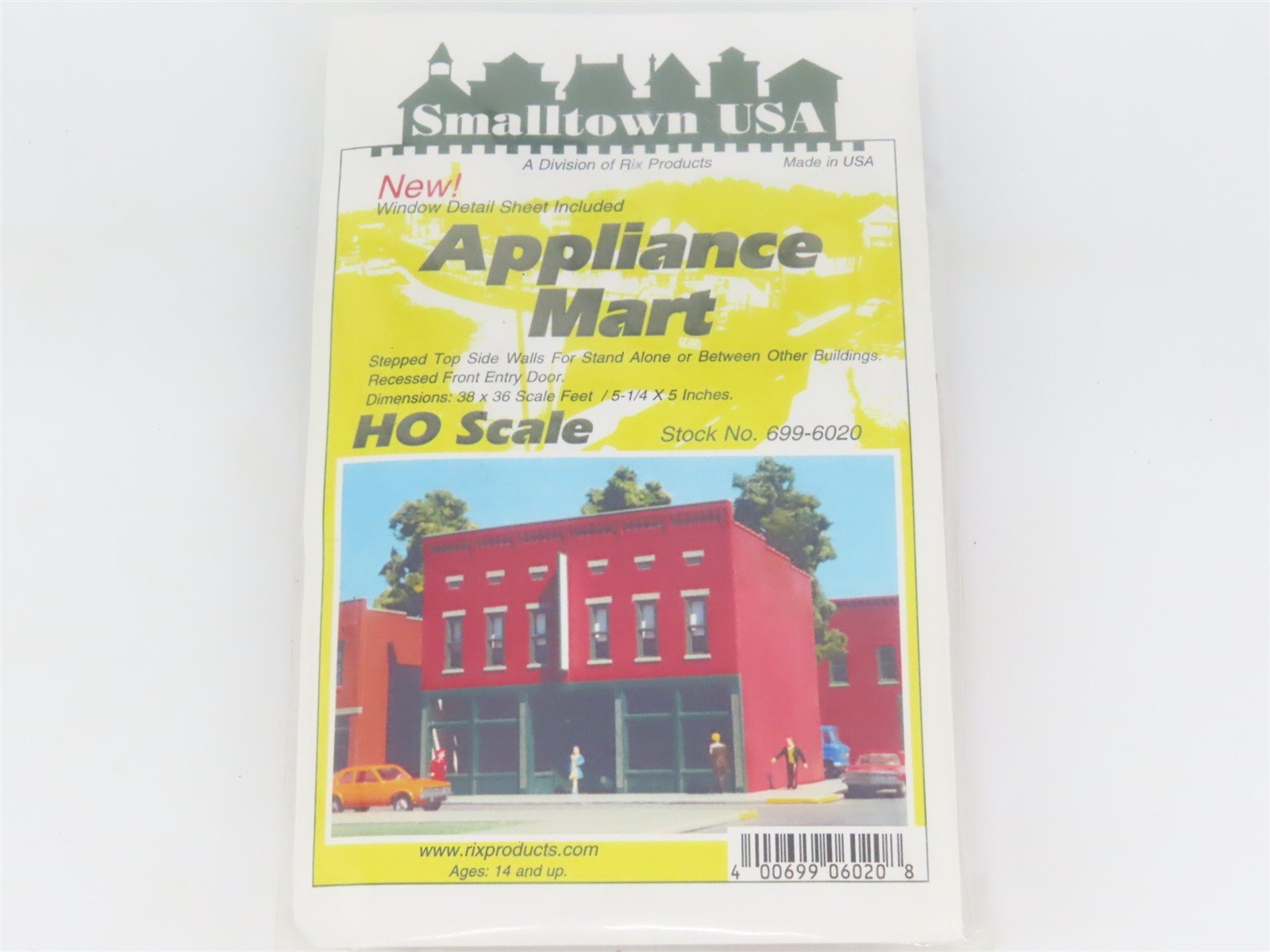 HO 1/87 Scale Rix Products Smalltown USA Kit 699-6020 Appliance Mart - SEALED