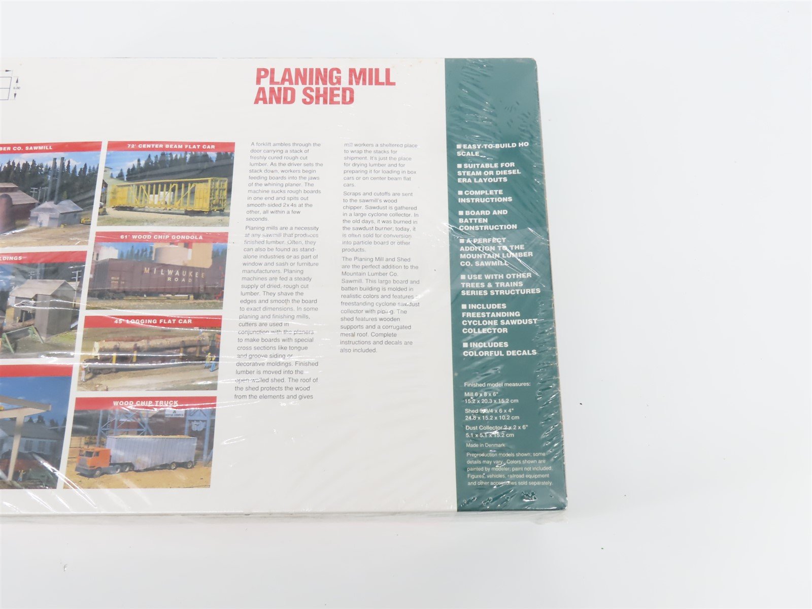 HO 1/87 Scale Walthers Trees & Trains Kit 933-3059 Planing Mill & Shed - SEALED