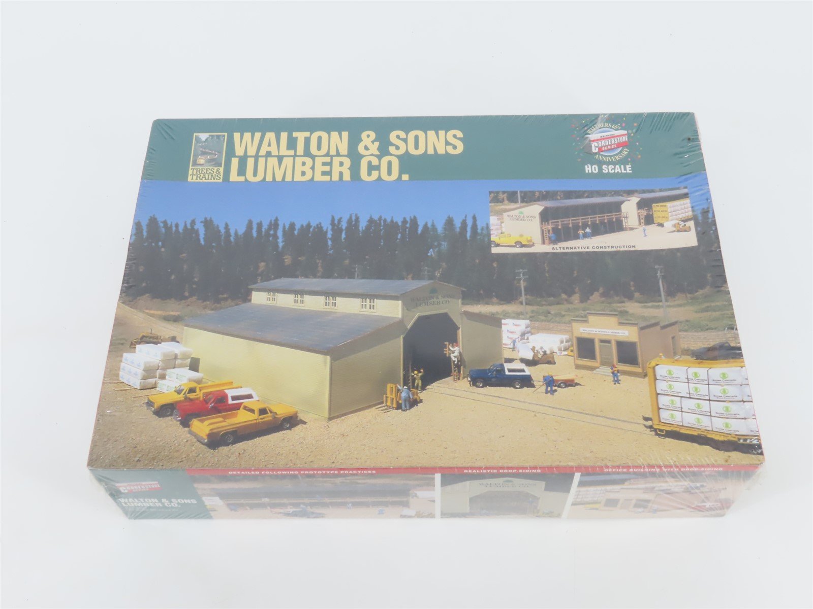 HO Scale Walthers Trees & Trains Kit 933-3057 Walton & Sons Lumber Co. - SEALED