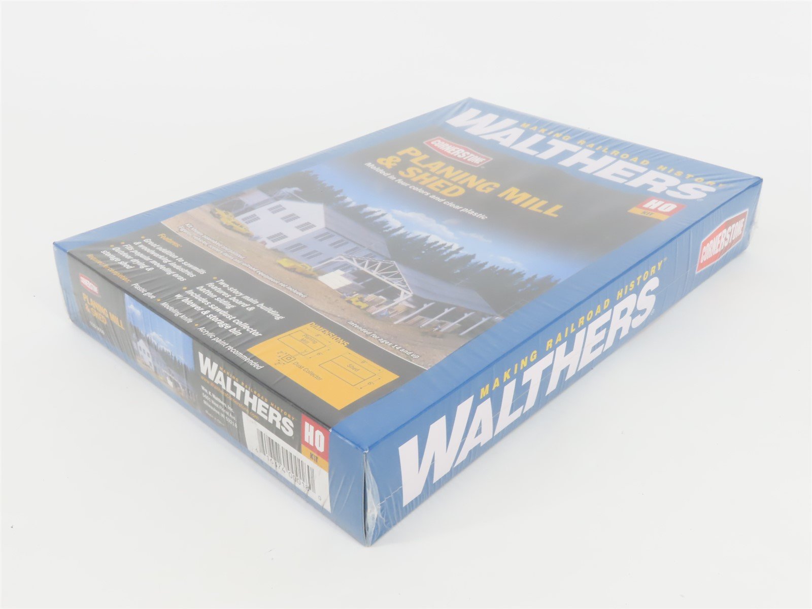 HO 1/87 Scale Walthers Cornerstone Kit 933-3059 Planing Mill & Shed - SEALED