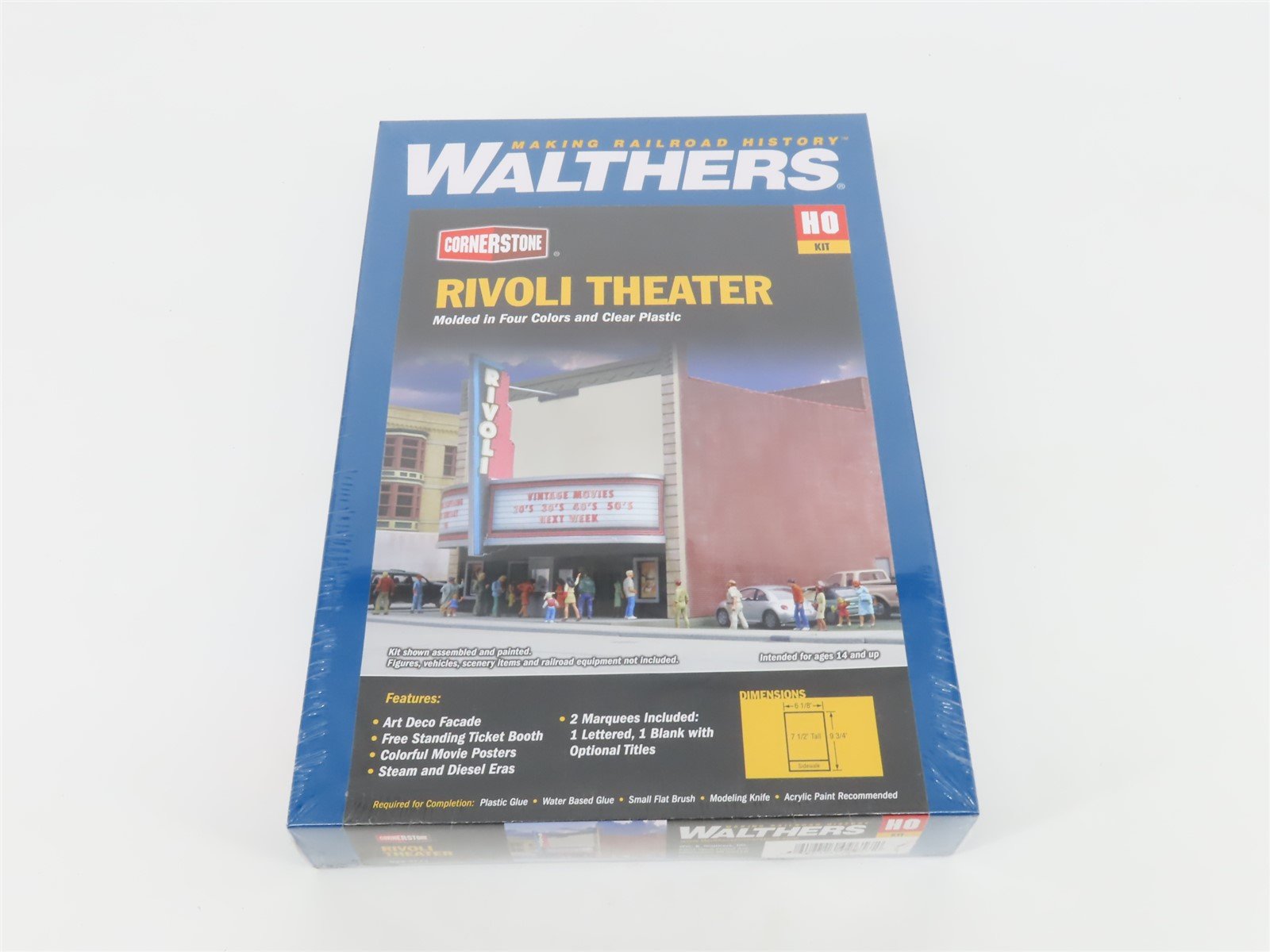 HO 1/87 Scale Walthers Cornerstone Kit 933-3771 Rivoli Theater - SEALED