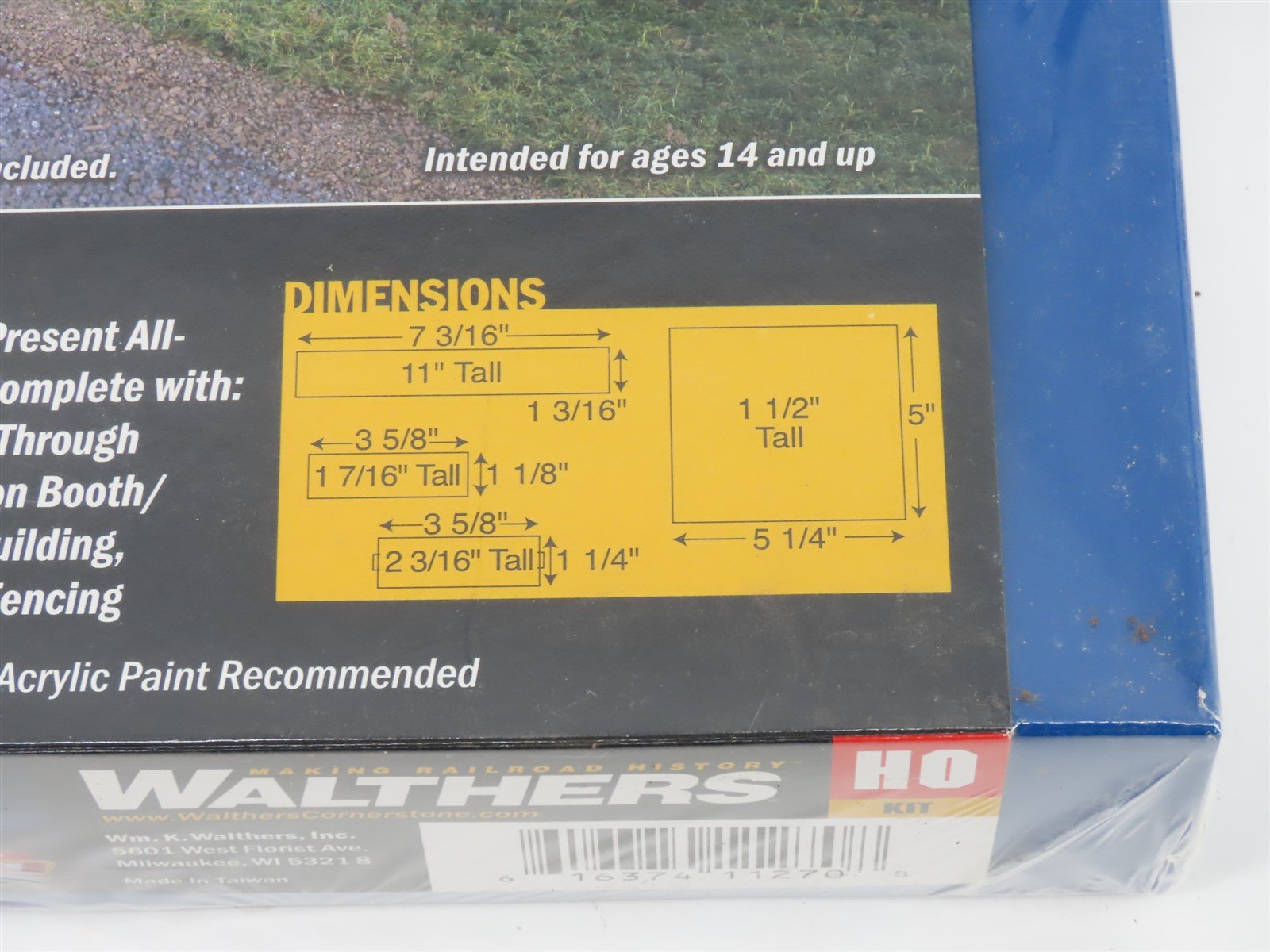 HO 1/87 Scale Walthers Cornerstone Kit 933-3478 Skyview Drive-In - SEALED