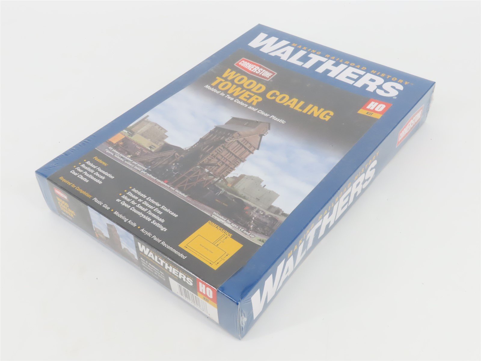 HO 1/87 Scale Walthers Cornerstone Kit 933-2922 Wood Coaling Tower - SEALED