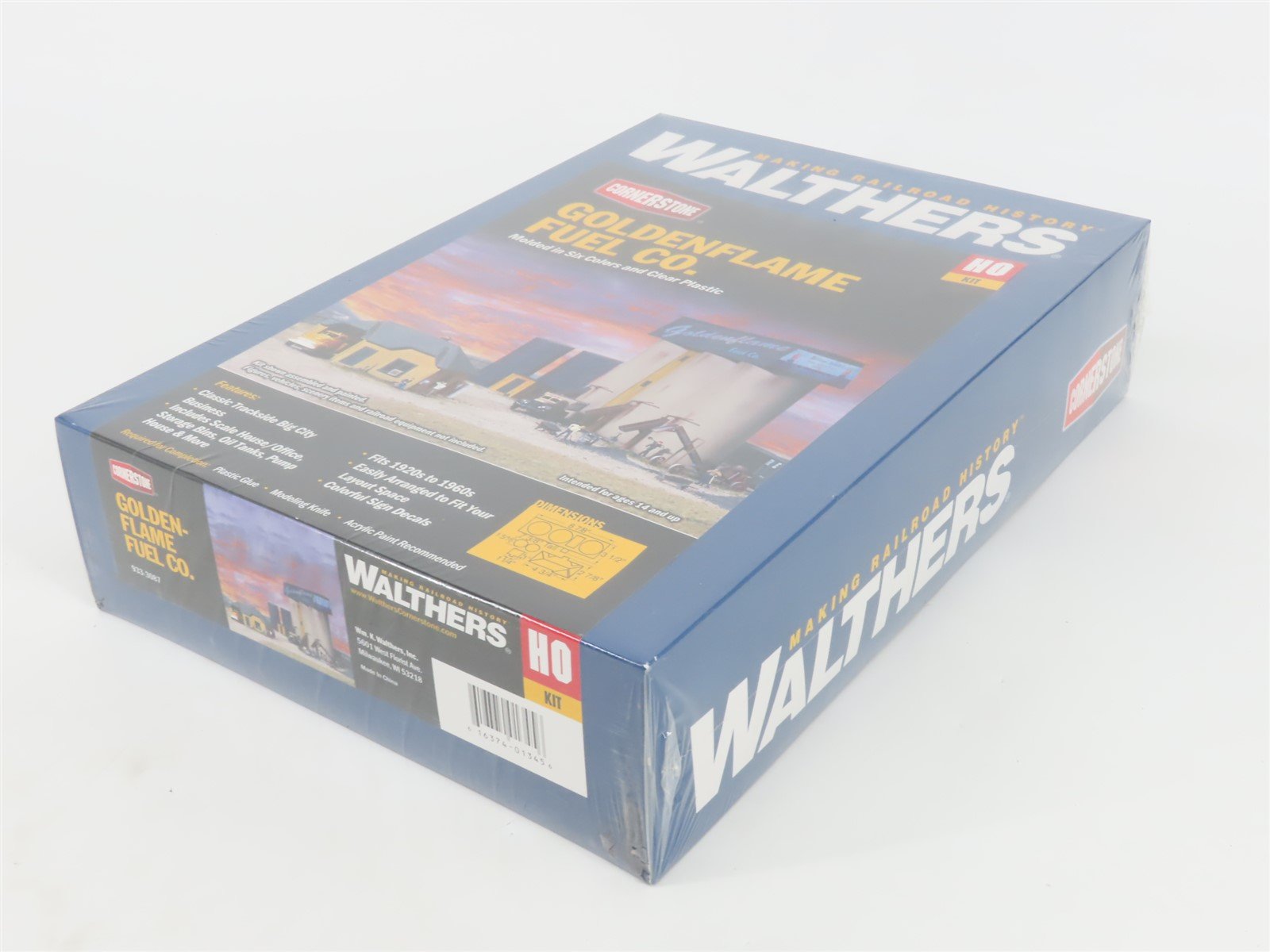 HO 1/87 Scale Walthers Cornerstone Kit 933-3087 Goldenflame Fuel Co. - SEALED