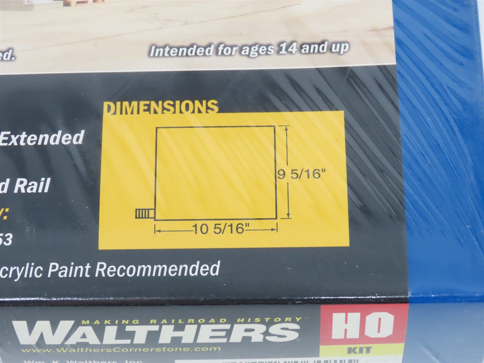 HO 1/87 Scale Walthers Cornerstone Kit 933-2954 Brick Freight House - SEALED