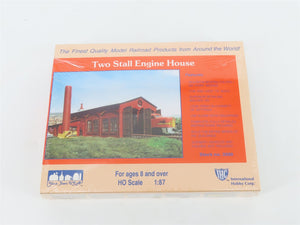 HO 1/87 Scale IHC Your Town USA Kit 3500 Two Stall Engine House - SEALED