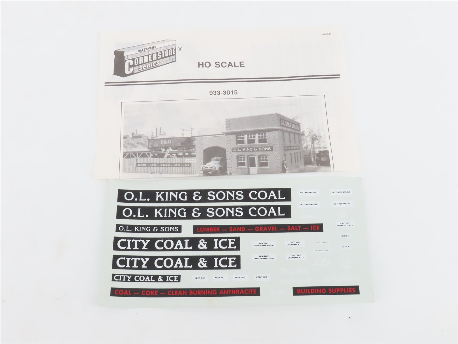 HO 1/87 Scale Walthers Cornerstone Kit 933-3015 O.L. King & Sons Coal Yard