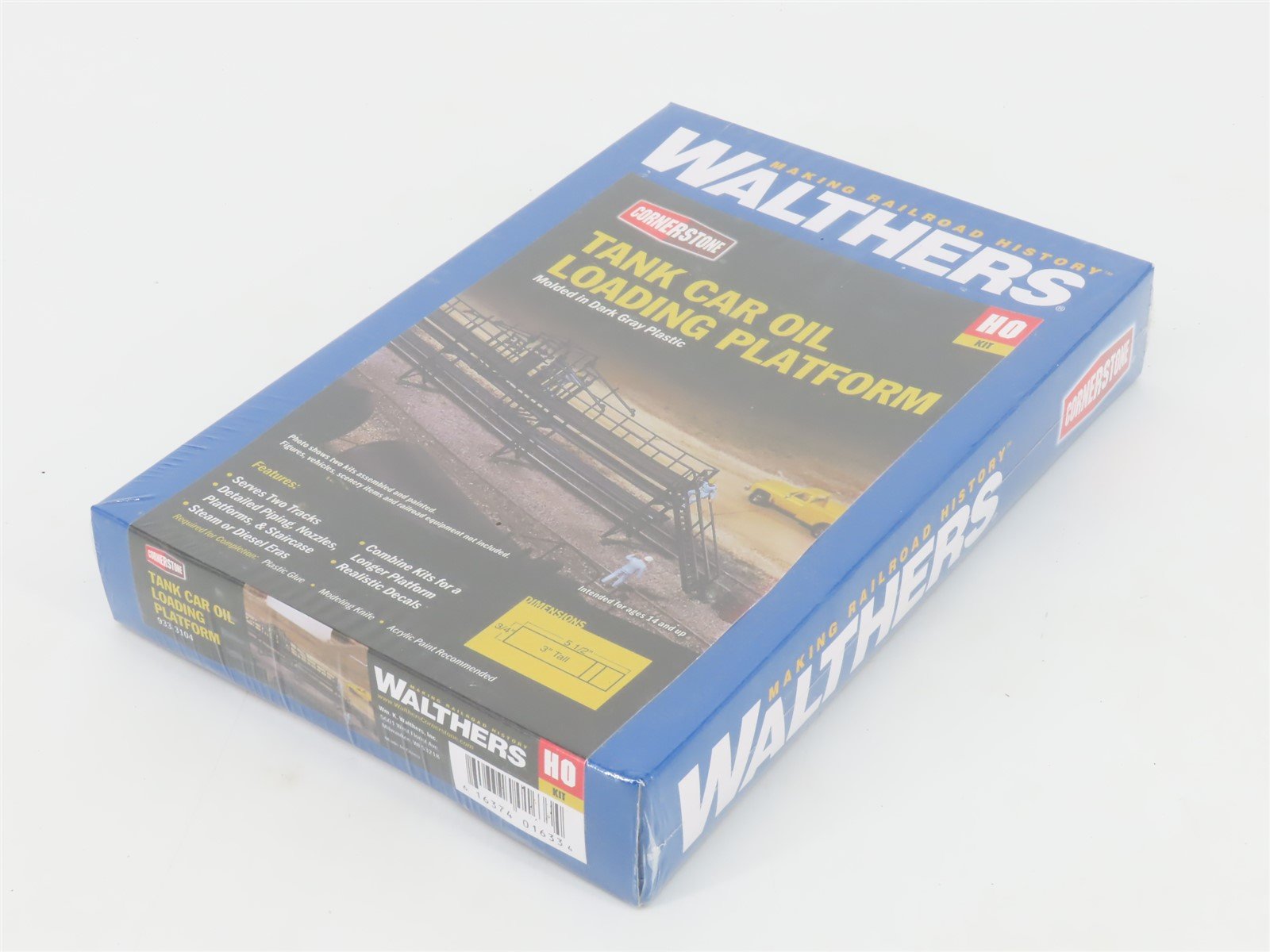 HO Walthers Cornerstone Kit 933-3104 Tank Car Oil Loading Platform - SEALED