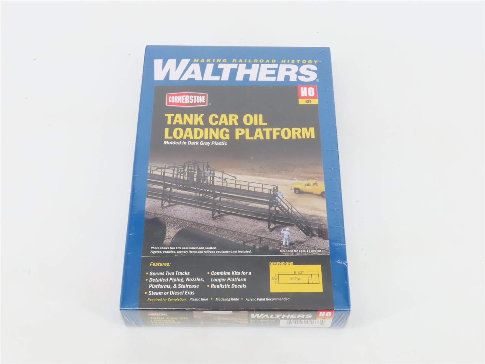 HO Walthers Cornerstone Kit 933-3104 Tank Car Oil Loading Platform - SEALED