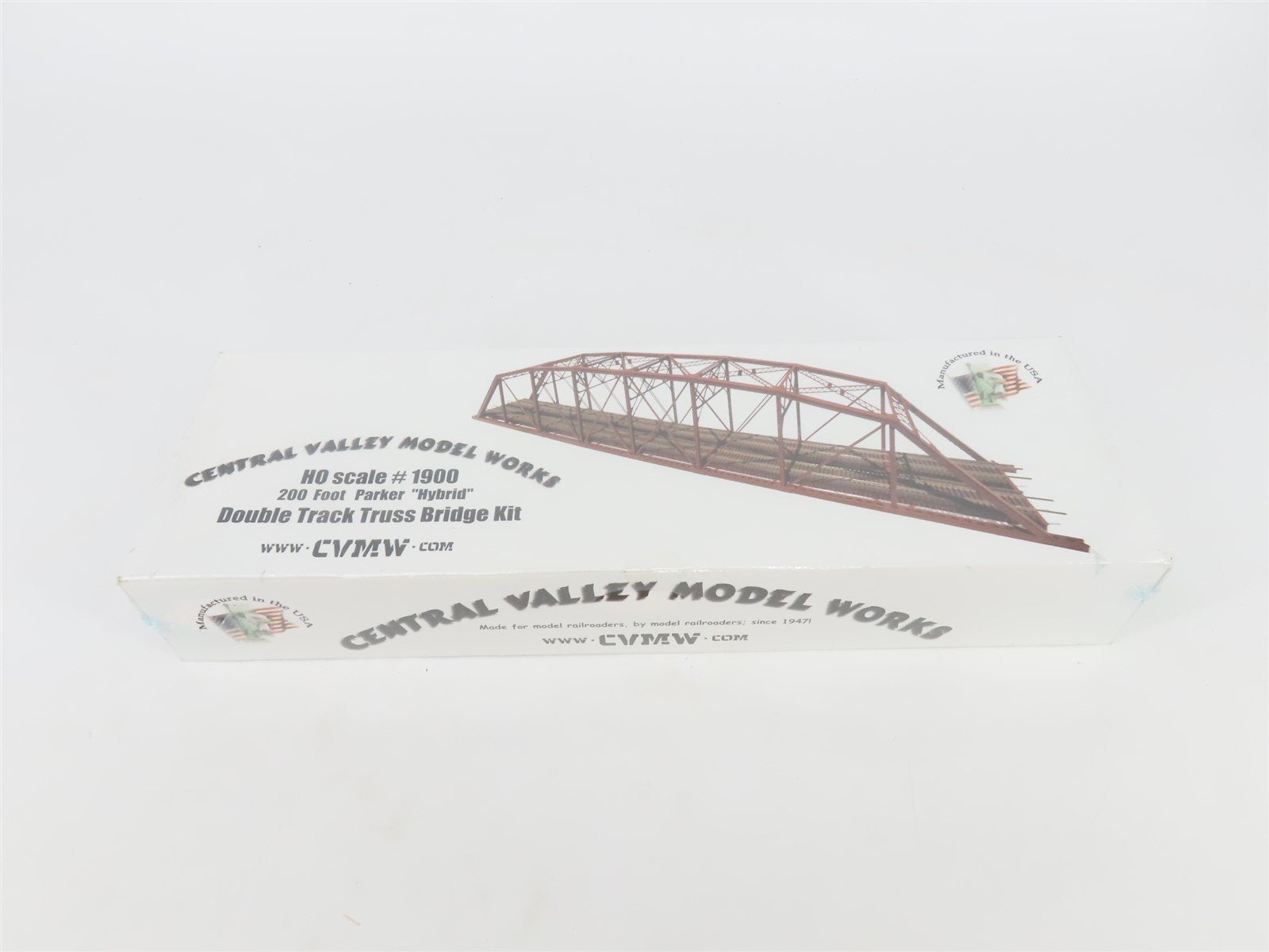 HO Scale Central Valley Model Works Kit 1900 Double Track Truss Bridge - SEALED