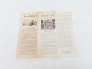 HO 1/87 Scale E. Suydam Kit 572 Old Town Lodging Rooming House & Livery Stable
