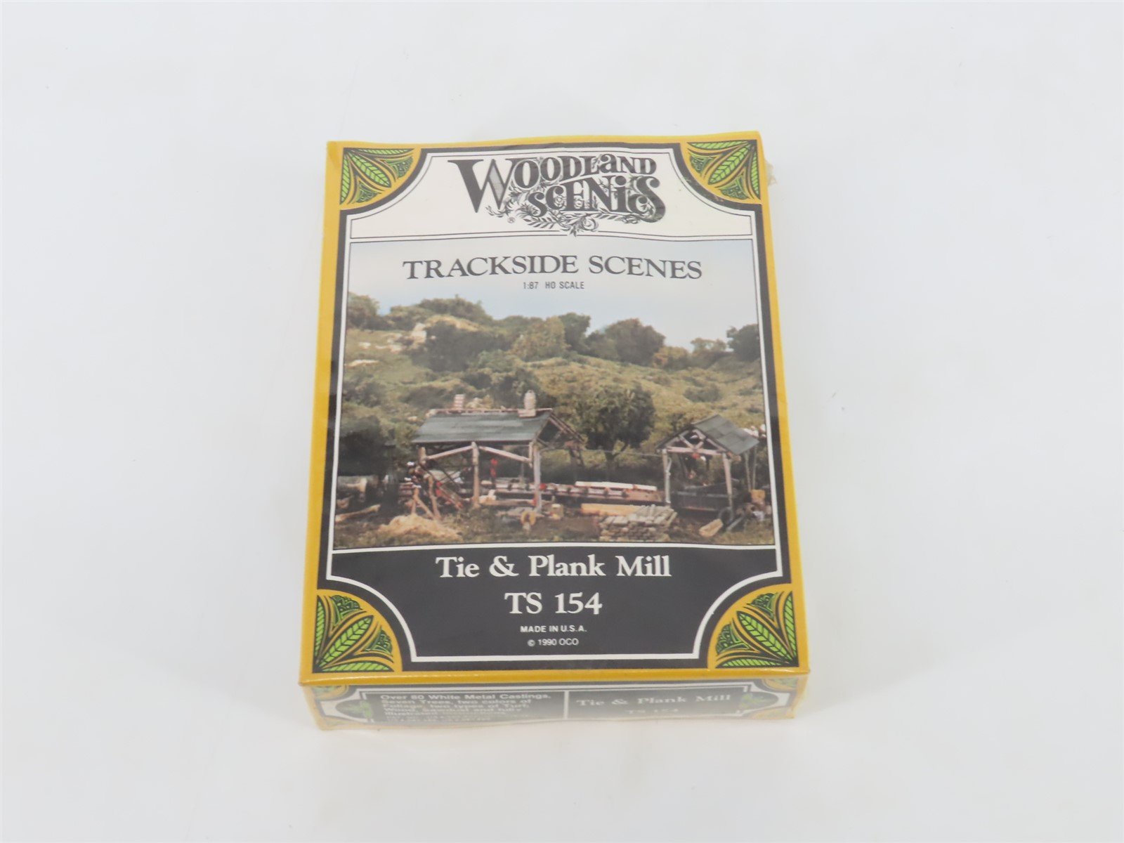 HO Scale Woodland Scenics Trackside Scenes Kit TS 154 Tie & Plank Mill - SEALED