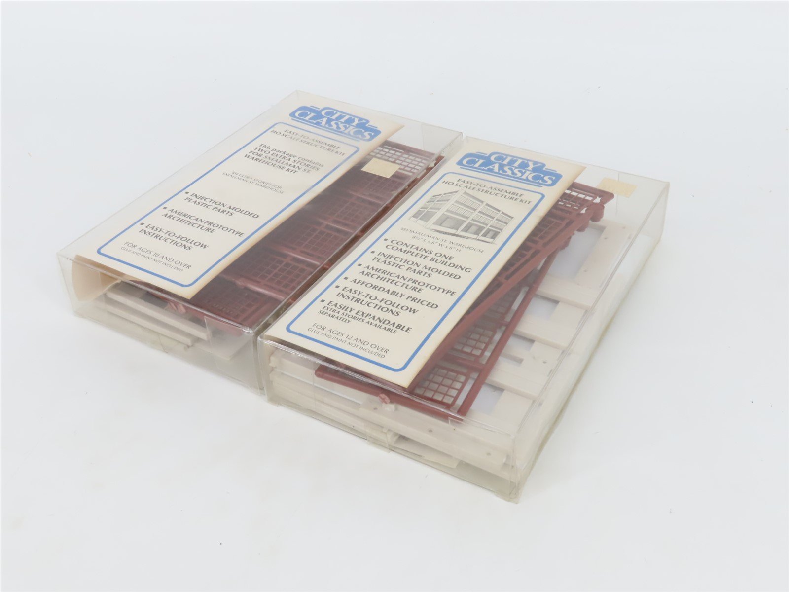 HO Scale City Classics Kits 103 & 104 Smallman St. Warehouse & Two Extra Stories