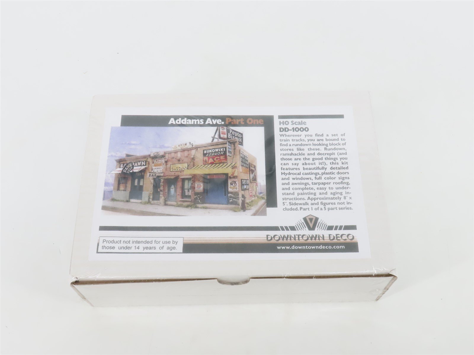 HO 1/87 Scale Downtown Deco Kit DD-1000 Addams Ave. Part One - SEALED