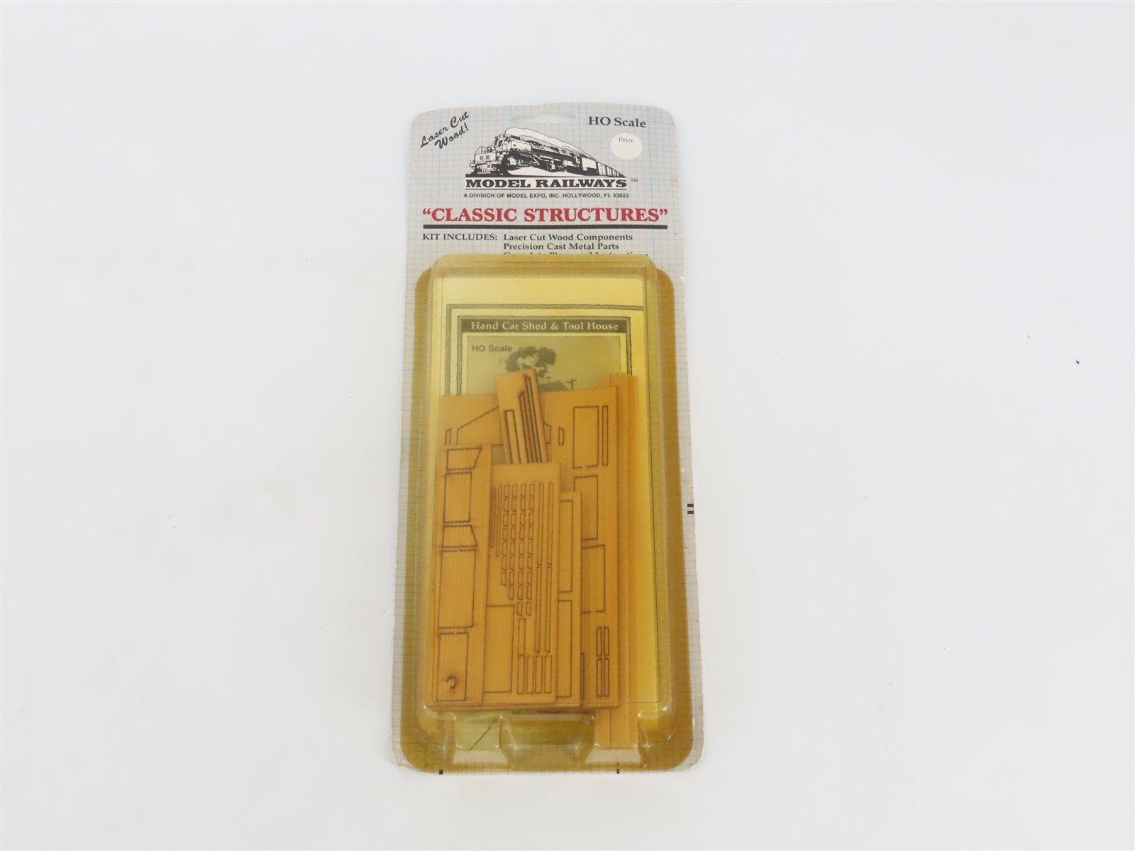 HO 1/87 Scale Model Railways Classic Structures Kit 1001 Hand Car/Tool Shed