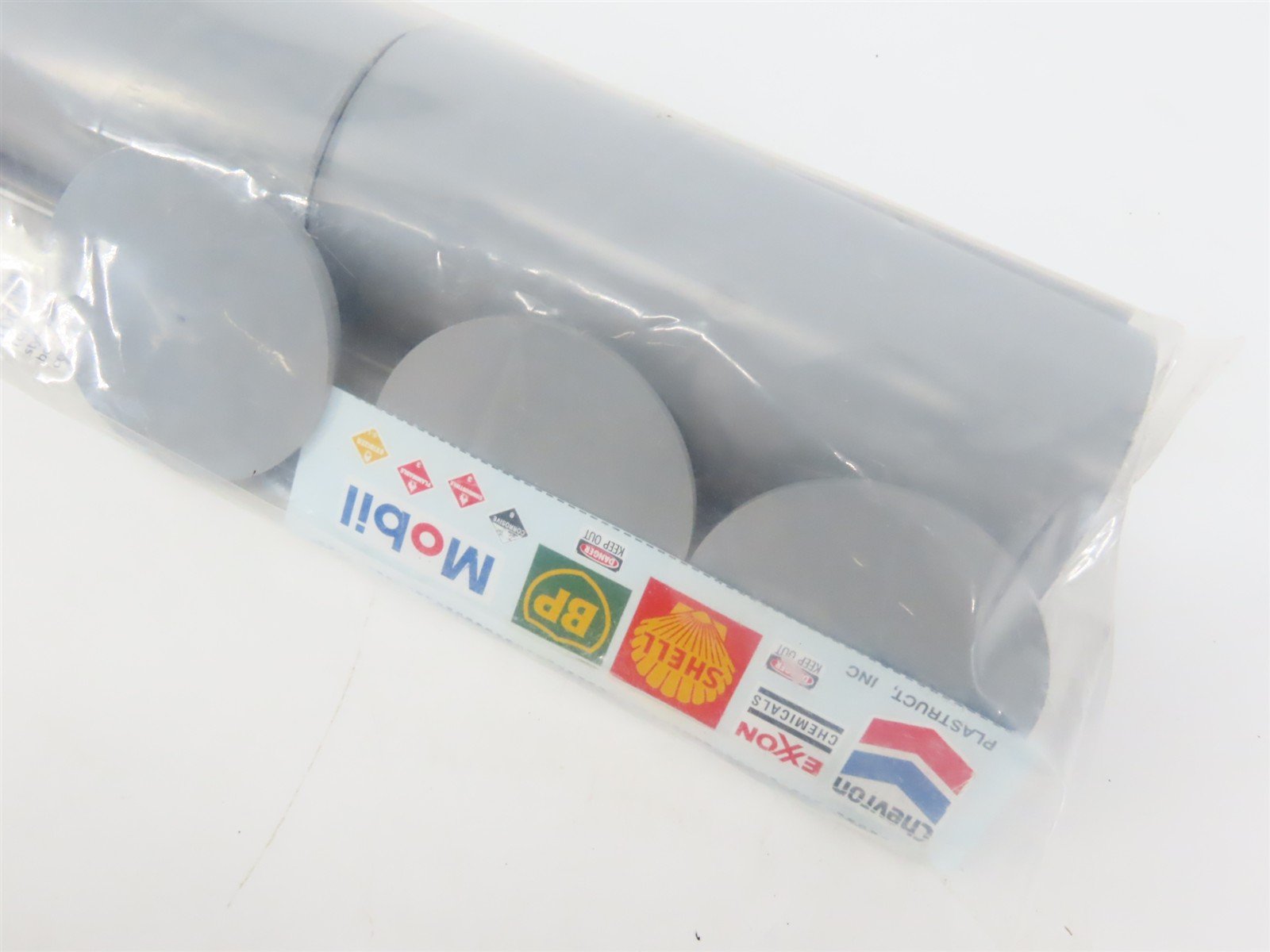 HO 1/87 Scale Plastruct Kit 1014 Twin Horizontal Bulk Oil Storage Tanks
