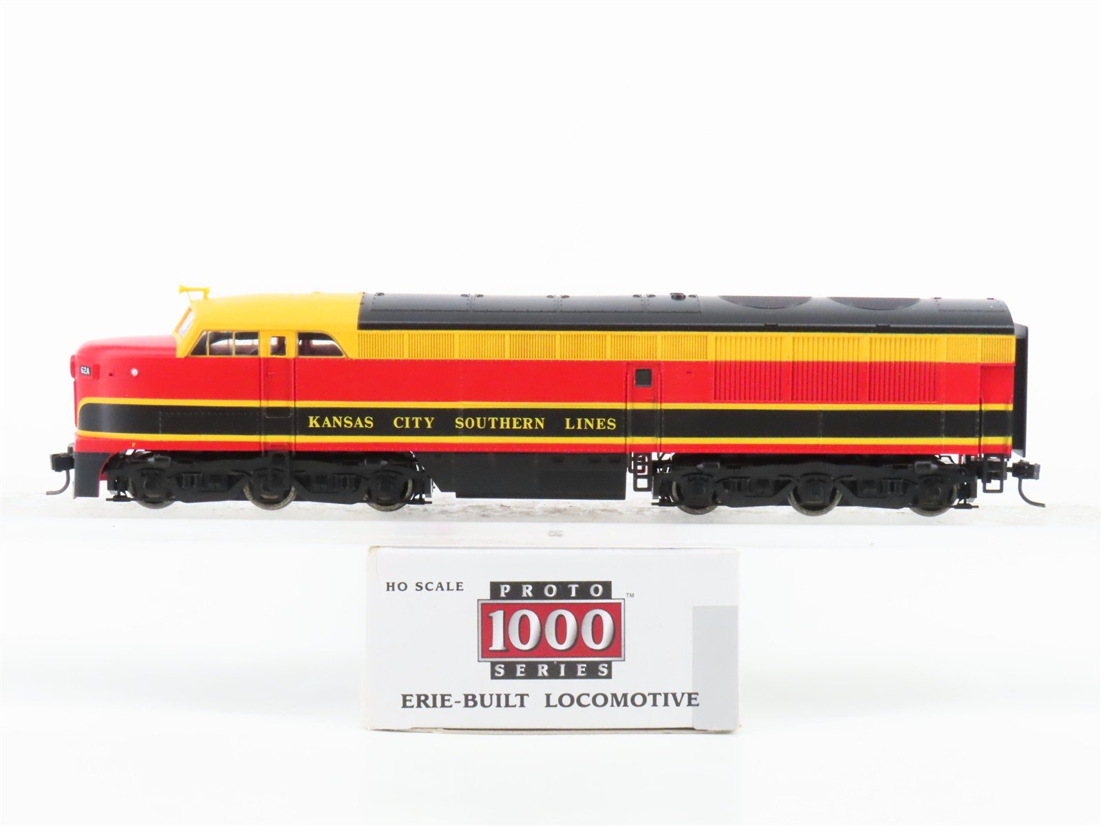 HO Scale Proto 1000 Kansas City Southern Erie-Built A Unit Diesel Loco #62A