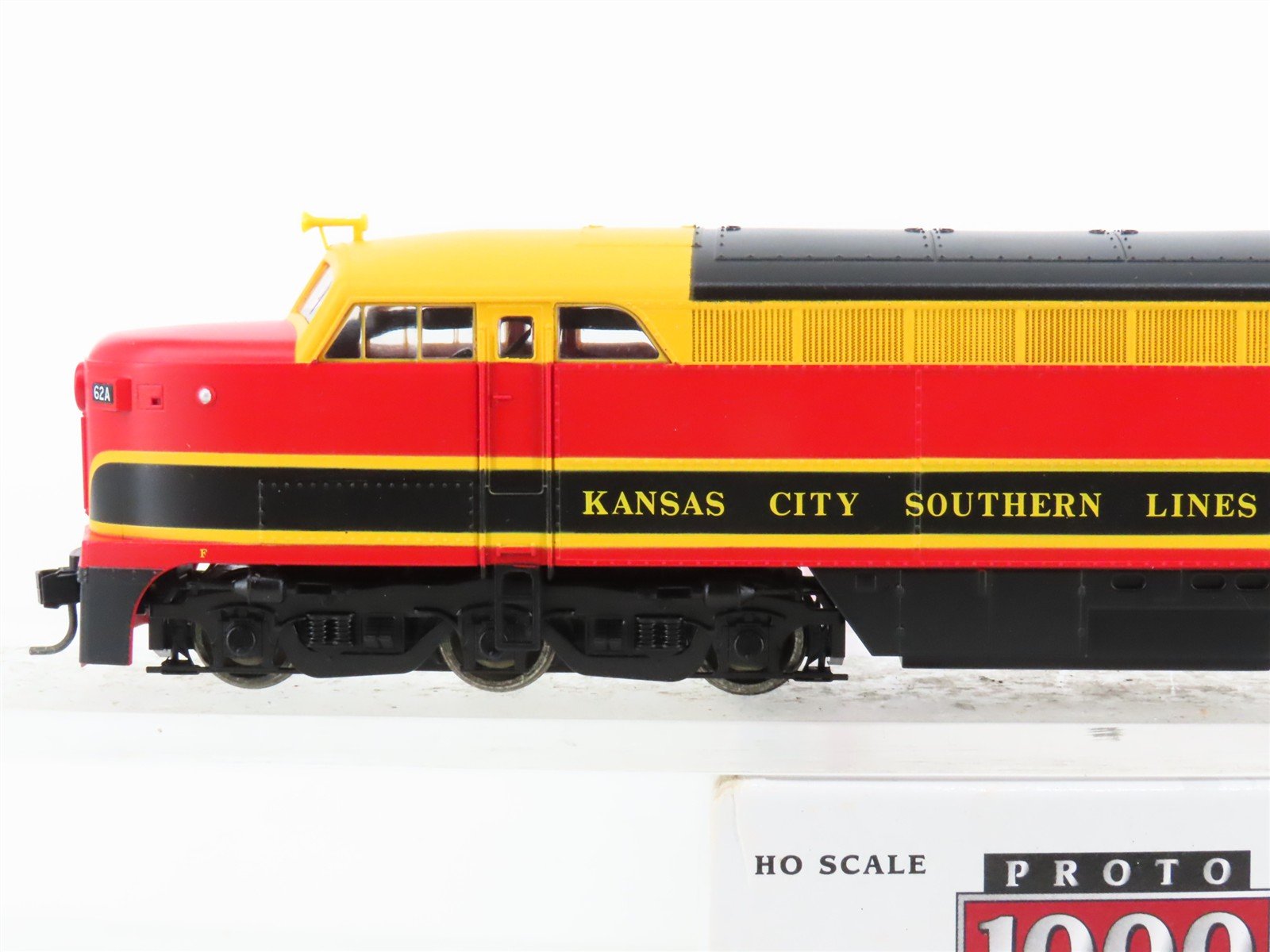 HO Scale Proto 1000 Kansas City Southern Erie-Built A Unit Diesel Loco #62A