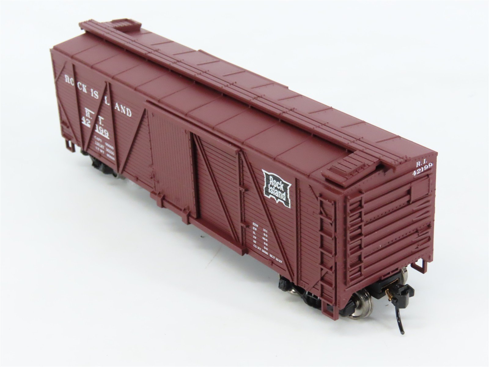 HO Scale Walthers Mainline 910-2504 RI Rock Island 40' Sheathed Boxcar #42199