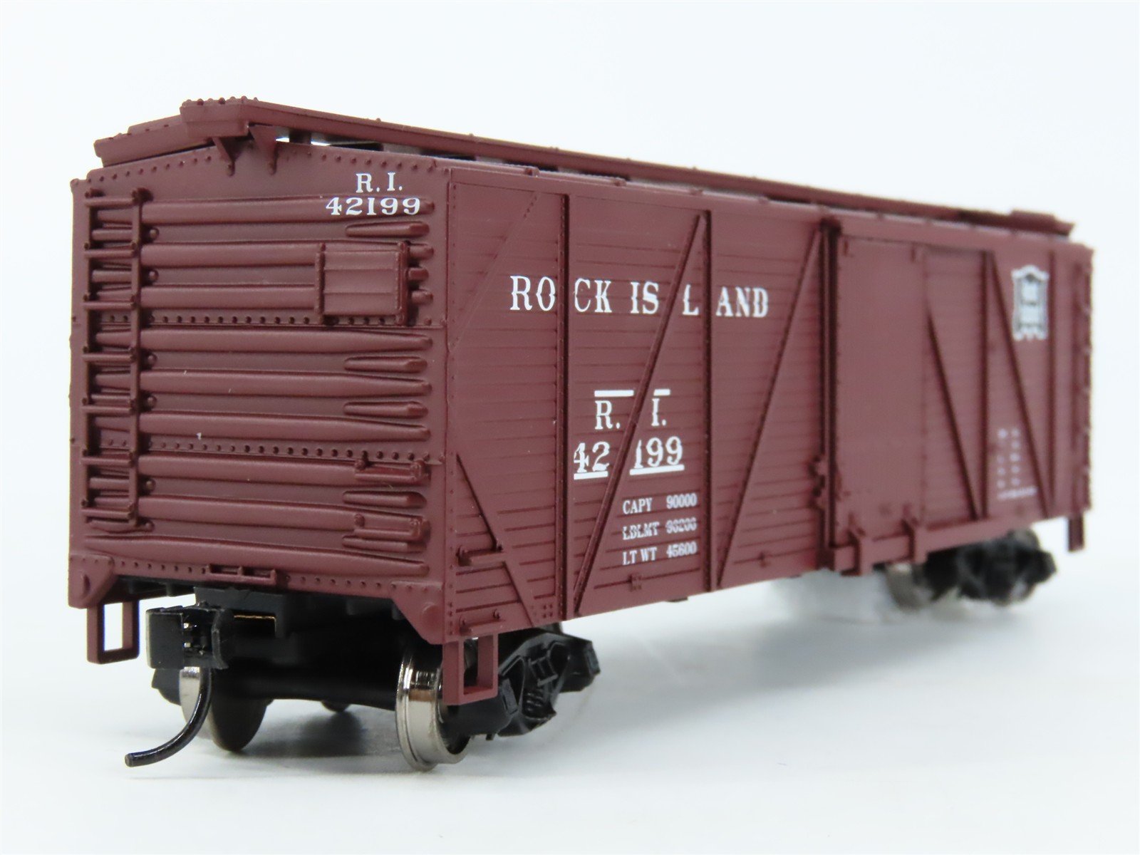 HO Scale Walthers Mainline 910-2504 RI Rock Island 40' Sheathed Boxcar #42199