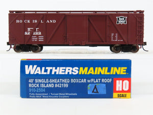 HO Scale Walthers Mainline 910-2504 RI Rock Island 40' Sheathed Boxcar #42199