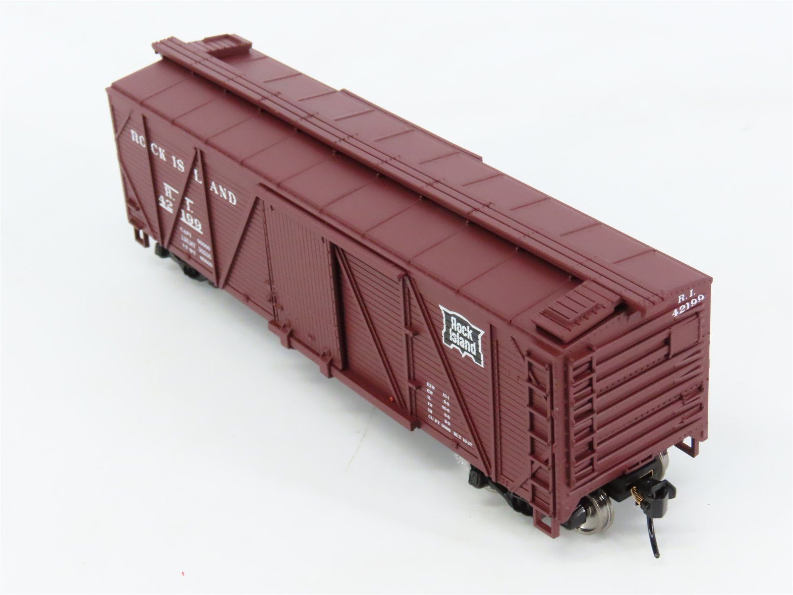 HO Scale Walthers Mainline 910-2504 RI Rock Island 40' Sheathed Boxcar #42199