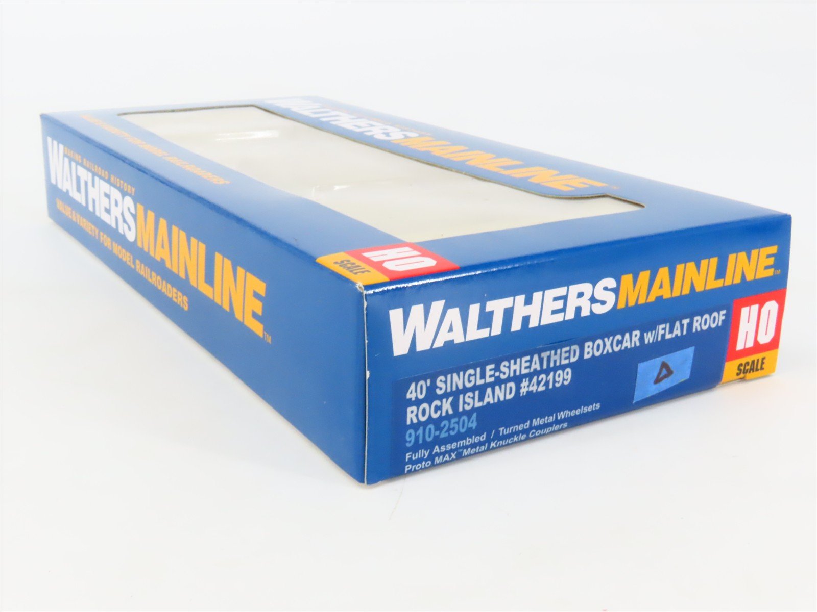 HO Scale Walthers Mainline 910-2504 RI Rock Island 40' Sheathed Boxcar #42199