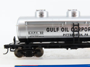 HO Scale Walthers Mainline 910-1114 SHPX Gulf Oil 36' 3-Dome Tankcar #62