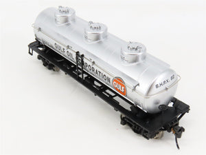HO Scale Walthers Mainline 910-1114 SHPX Gulf Oil 36' 3-Dome Tankcar #62