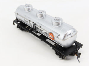 HO Scale Walthers Mainline 910-1114 SHPX Gulf Oil 36' 3-Dome Tankcar #62